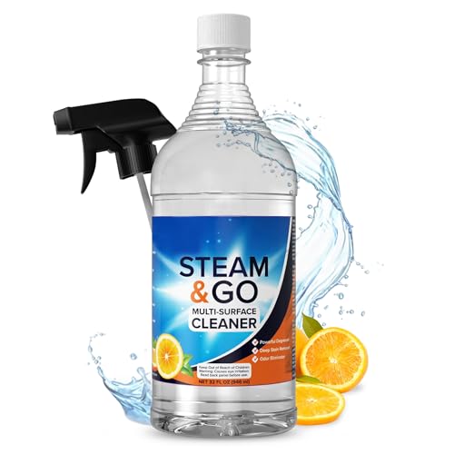 Steam & Go Multi-Purpose Cleaner Spray with Oxy Power for Multi-Surfaces - Removes Stains, Eliminates Odors, & Degreases - Orange Scent, 32 oz - size: 32 Fl Oz (Pack of 1)