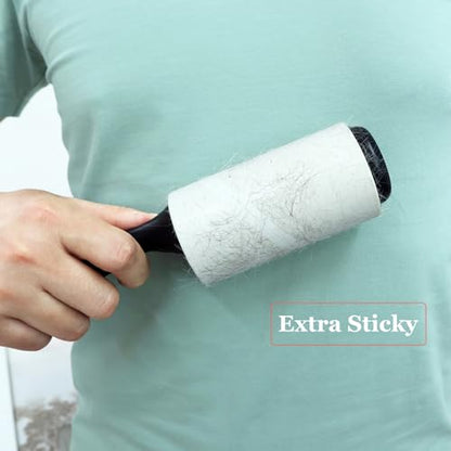 4 inch Lint Roller Refills Only for Scotch Brite, Everyday Clean Lint Roller Refills 4 Pack, Pet Hair Pickup Extra Sticky 90 Sheets per Refill, 360 Adhesive Sheets Total (1 3/4 inch Inside Diameter) - size: Inside Dia. 1 3/4 inch