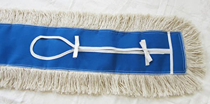 36" Industrial Strength Washable Cotton Dust Mop Refill, Replacement Head for Home & Commercial Use, Fits 36 Inch Frame, Cleans Hardwood, Laminate, Concrete, or Other Floor Systems (36") - size: 36 Inch (Pack of 1)