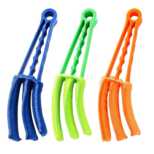 3 Pcs Window Venetian Blind Cleaner Duster Tool,Washable Mini Handheld Brush Dusting Cleaner Tool for Dust Removal in Blinds, Fans, and Air Vents - style: 3 Pcs