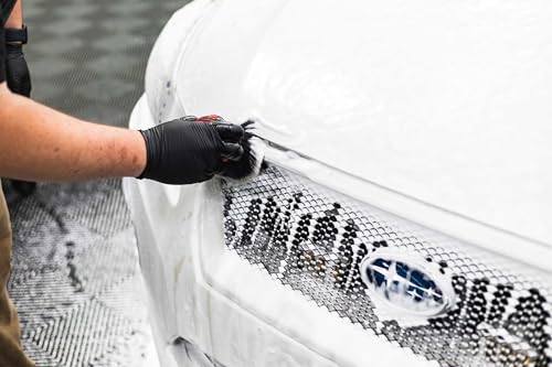 Detail Factory - Curveball XL Synthetic Brush - Ultra Soft Bristles, Comes with Storage Rack, Covers Large Area Inside or Outside Vehicles - Live Wire - color: Live Wire