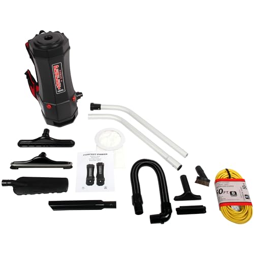 Cen-Tec Systems 6 Qt. HEPA Commercial Backpack Vacuum with Attachment Set - size: 6 Qt.