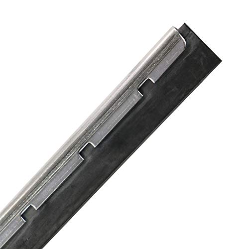 UNGER 79000 ErgoTec Window Squeegee 35cm - Rubber Squeegee Blade, Stainless Steel Channel & Rubber Grip Handle - Window Cleaning Equipment - size: pack de 1 unidad, style: A