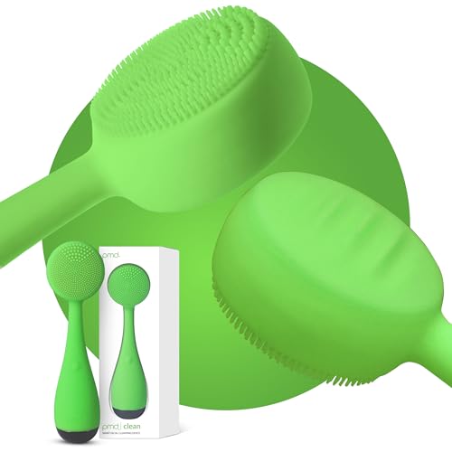 PMD Clean - Smart Facial Cleansing Device with Silicone Brush & Anti-Aging Massager - color: Lime
