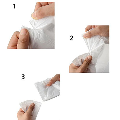 Ggbin 115 Counts 5 Gallon Trash Bags, White