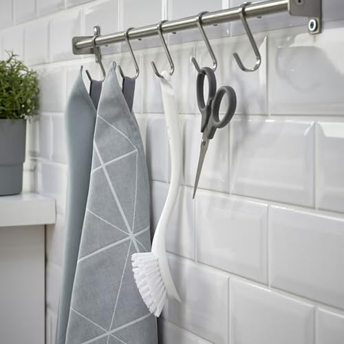 Ikea Easily Handable White Dish-Washing Brush (Pack of 2) - color: White