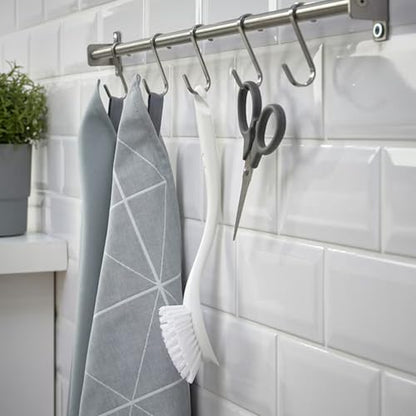 Ikea Easily Handable White Dish-Washing Brush (Pack of 2) - color: White