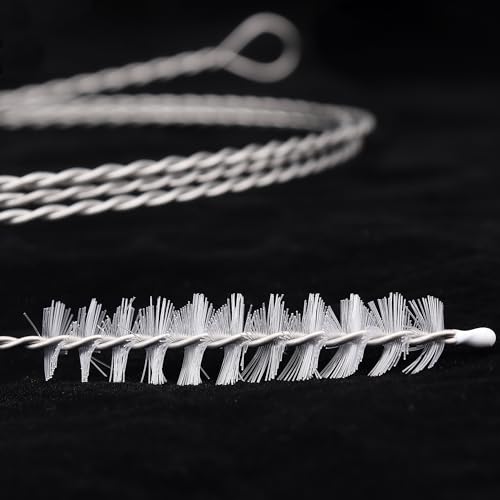 Flexible Drain Brush-Extra Long Nylon Cleaner for Cleaning Plumbing Sink Fridge Skinny Pipe Air Tube Hose Dredging Tool 143cm/56 inch (1 PCS) - color: 1 Pcs