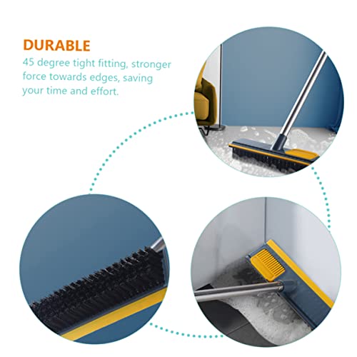 SOLUSTRE Squeegee Brush Broom Carpet Tiles Brooms Tile Brush Carpet Rake Pet Hair Grout Push Broom Floor Dog Hair Abs Household Cleaning Ball