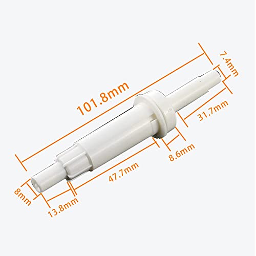 Soap Dispenser for Kitchen Sink and Extension Tube Kit, Stainless Steel with 47 Inches Tube Connects Directly to Soap Bottle, Hand and Dish Soap Dispenser Pump, Chrome - color: Plating