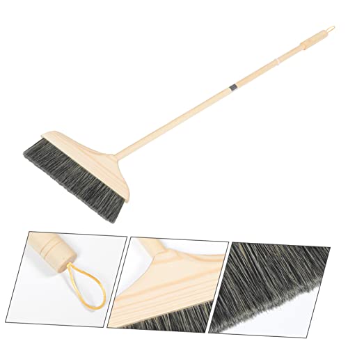 Ipetboom Detachable Long Handle Broom with Soft Bristles for Indoor and Outdoor Cleaning Hardwood Floors Kitchen and Living Rooms Durable and Easy to Use