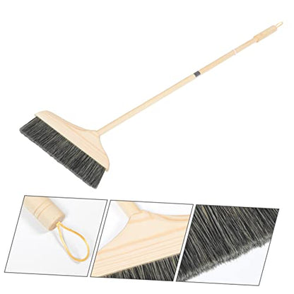 Ipetboom Detachable Long Handle Broom with Soft Bristles for Indoor and Outdoor Cleaning Hardwood Floors Kitchen and Living Rooms Durable and Easy to Use