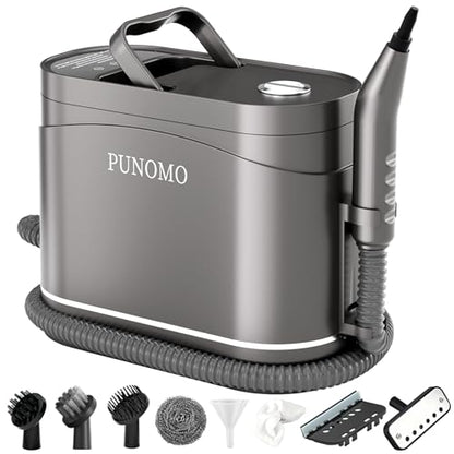 Steam Cleaner for Home, Pressurized Portable Handheld & Mop 2-in-1 Steamer for Cleaning with 10 pcs Accessories for Multi-Surface Cleaning, Floors, Tiles, Grout, Kitchen, Bathroom, Couch