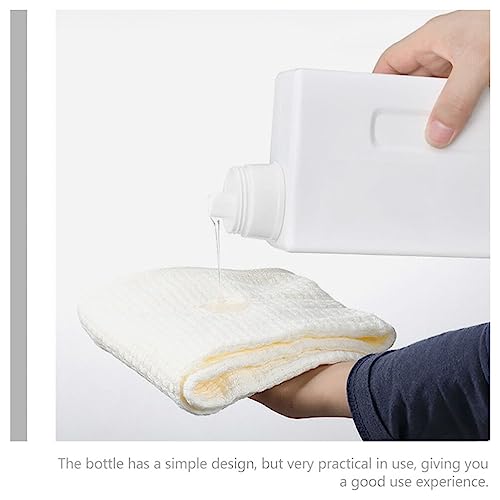 Healeved 2pcs Leakproof Empty Bottles Refillable Laundry Detergent Holders Capacity for Home Use Convenient and Portable for Liquid Storage