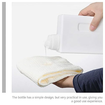 Healeved 2pcs Leakproof Empty Bottles Refillable Laundry Detergent Holders Capacity for Home Use Convenient and Portable for Liquid Storage