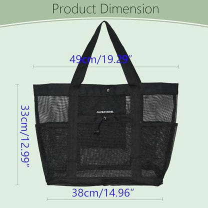 Large Mesh Shower Caddy Portable Tote,Quick Drying Bag for Travel,University Dorm,Camping,Beach,Gym,Swimming Pool,RV