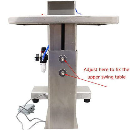 INTBUYING Automatic Paste Liquid Filling Machine for Shampoo Oil Water Perfume 30-300ml One Nozzle with Stand