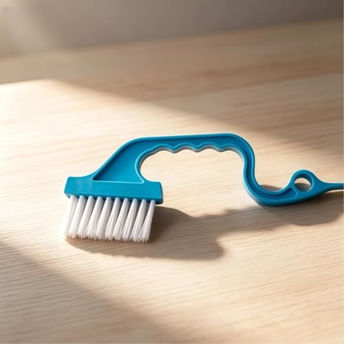 1Pc Handheld Groove Gap Cleaning Brush Window Track Kitchen Cleaning Tool