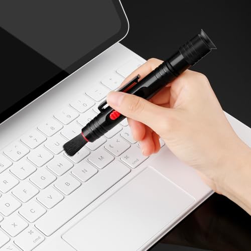 K&F CONCEPT Professional Lens Cleaning Pen with Soft Brush, Carbon Head Lens Cleaning Pen Compatible with Canon, Nikon, Pentax, Sony Digital Camera Cleaning,AR VR Glasses Cleaning