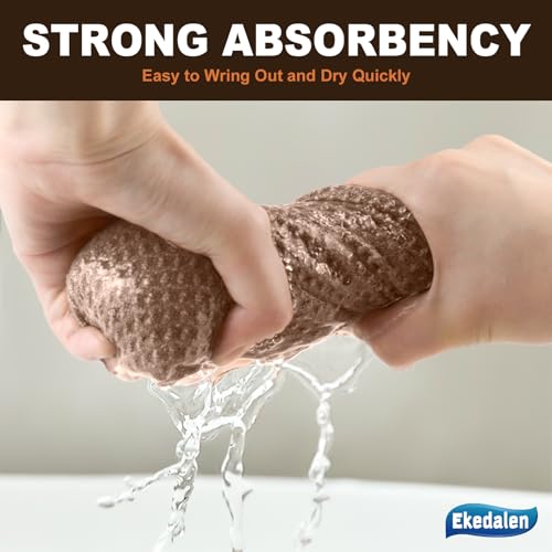 Microfiber Cleaning Cloth Waffle Weave for Dusting Absorbent Towel Quick Drying Dust Rags Household Kitchen, Lint Free Streak Free, 6 Pack,12 x 12 Inches, Khaki - color: Khaki, 12 X 12 Inch