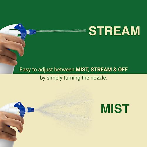 Heluva Green Spray Bottle Nozzle Replacement, Bottle Tops Only - Sprayer Nozzle Triggers for Heavy Duty, Commercial, Home Cleaning Solutions - Fits 8,16,24,32 oz Plastic & Glass Bottles, Blue, 24 pack - color: Blue, size: 24 Pack