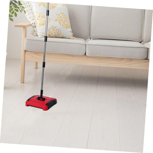 Manual Carpet Floor Sweeper with Height Pet Hair and Debris Removal Tool Non-Electric Push Design for Effortless Home and Office Cleaning