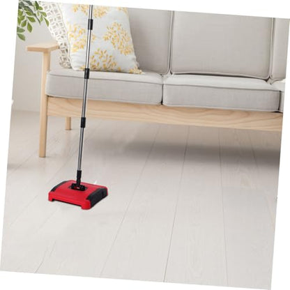 Manual Carpet Floor Sweeper with Height Pet Hair and Debris Removal Tool Non-Electric Push Design for Effortless Home and Office Cleaning