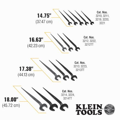 Klein Tools Canvas Bucket and Spud Wrench, 75-Pound Load Rated Bucket with Black Molded Bottom and 3/4-Inch Bolt Alloy Steel Heavy Nut Wrench