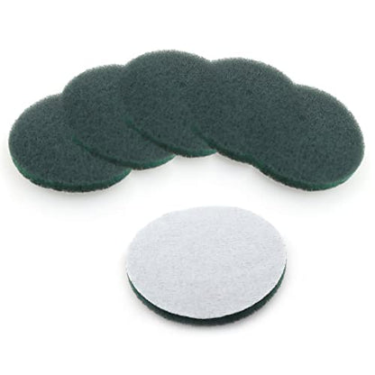 Heavy Duty Scour Pads, Non-Scratch Scrub Sponges, ULIFESTAR 5PCS Dish Scrubber Scouring Pads, Dual-Sided Reusable Household Scrub Pads for Dishes,Dish Cleaning Tool,Kitchen Scrubbers & Metal Grills - size: 98mm/4''400-600grits