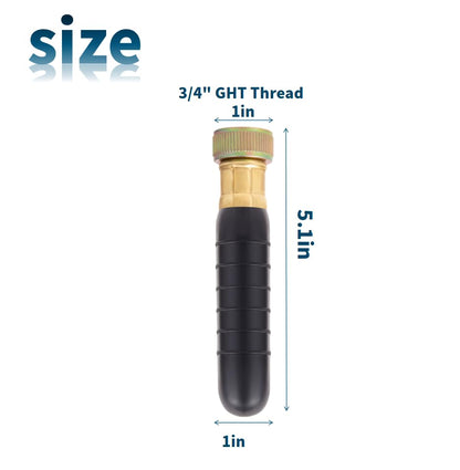 Drain Bladder Unclogger fits 1"to2" Pipes.& 3/4" Garden Hose Shut Off Valve,Drain Cleaning Bladder Unclogs Clogs in Kitchen Sinks, Bathtubs and Swimming Pool Pipes Through High-Pressure Water Flow - style: 1-2 inch