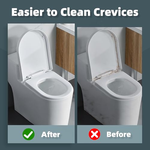 TQRR Toilet Brush, 4Pcs Bathroom Cleaning Brush, Toilet Scrubber, Deep Toilet Bowl Brush with Hanging Hole, Multifunctional Gap Cleaning Brush, Bristles for Kitchen Sinks, Tub,Shower (4, Mint) - color: Mint