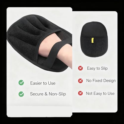 Pet Hair Removal Glove for Dogs and Cats, Reusable 5-Finger Electrostatic Pet Hair Remover, Washable Grooming & Cleaning Glove for Couch, Carpet, Clothing, Car Seats