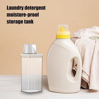 Multi-Purpose Liquid Dispenser - Spill-Proof Silicone Seal for Fabric Softener, Dish Soap & Laundry Storage (L) - color: L