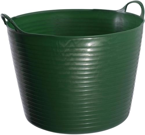 Red Gorilla Large Flexible Plastic Tub, Toy Storage, Laundry, Gardening & More, 38 Liter/10 Gallon, Green - color: Green