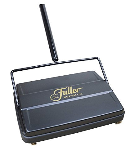Fuller Brush 17027 Electrostatic Carpet & Floor Sweeper - 9" Cleaning Path - Lightweight - Ideal for Crumby Messes - Works On Carpets & Hard Floor Surfaces - Black - color: Black