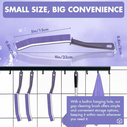IBB 3pcs Crevice Gaps Cleaning Brush,2023 New Cleaning Brush for Small Spaces,Durable & Thin Crevice Cleaning Brush,Deep Cleaning Brush Supplies for Kitchen Surfaces & Window Track & Stubborn Stains