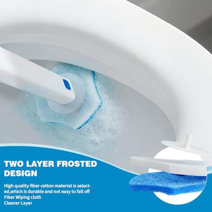 Disposable Toilet Brush Refills,32 Pcs,Disposable Toilet Cleaner,Toilet Bowl Cleaner,Not Compatible with Other Brands - size: 32 Reills