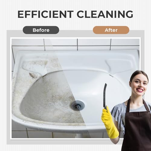 TQRR Cleaning Brush-Hard Crevice Cleaning Brushes, Multifunctional Window Groove Brushes, Grout Brush, Cleaning Tool for Bathroom, Kitchen, Toilet, Tile, Sink, Home (6, Black) - color: Black