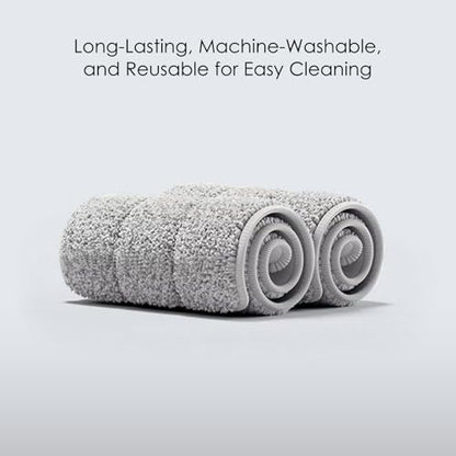 SENMO Microfiber Mop Pads for Steam Mop – Washable and Reusable Replacement Pads for Hardwood, Tile, and Laminate Floors