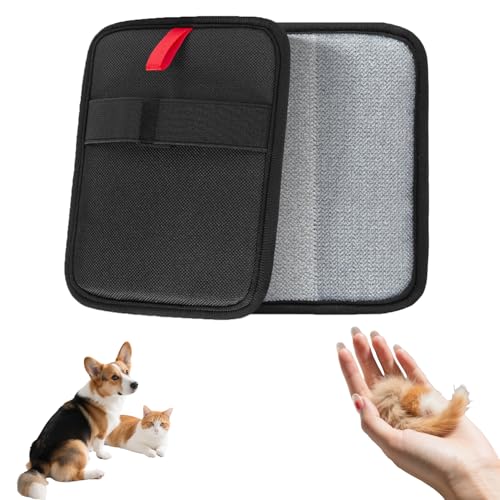 Pet Hair Remover, electrostatic pet Hair Removal Gloves - Reusable cat and Dog Hair Removal Tools for Furniture, Clothing, and Bedding - Sofas, Blankets, and Hair Removal Controls (2 Pieces)