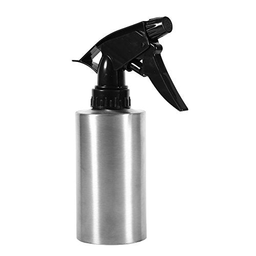 Fdit Plant Spray Bottle 250ml Stainless Steel Watering Can, Adjustable Nozzle for Mist or Stream No Clog, Lightweight Portable Design for Garden Flowers Home Use
