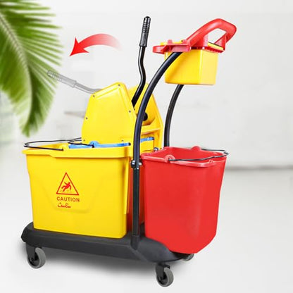 3 Inch Mop Bucket Replacement Casters Set of 4 Heavy Duty Non-Marking TPR Caster Wheels No Brake for Rubbermaid Mop Models 7570-l2,7571,7580,7581 Wavebrake(Black) - style: 3 Inch-19/32"x1-4/9"