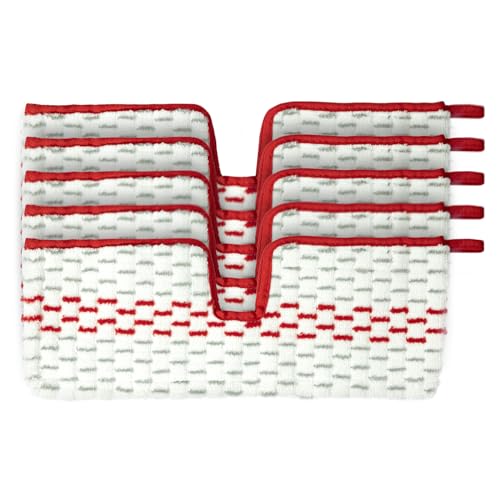 5 Pack Microfiber Mop Refills - Spray Mop & Flat Mop Replacement Pads | Mop Heads Replacements Compatible with ProMist MAX, Washable & Reusable Mop Refills
