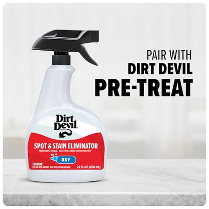 Dirt Devil Pet Portable Spot Cleaner Solution, 32 oz., Fresh Blossom Scent, Upholstery and Carpet Shampoo Solution, Eliminates Pet Messes and Odors, Pair with Dirt Devil Portable Spot Cleaners - style: 32 fl oz (Pack of 1)