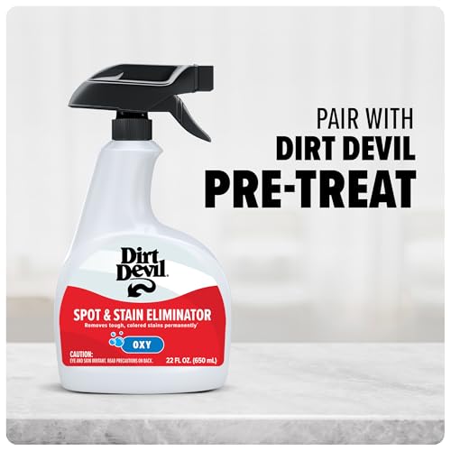 Dirt Devil Pet Portable Spot Cleaner Solution,32 oz.,Fresh Blossom Scent,Upholstery and Carpet Shampoo Solution,Eliminates Pet Messes and Odors,Pair Portable Spot Cleaners,(Pack of 2) - style: 32 fl oz (Pack of 2)