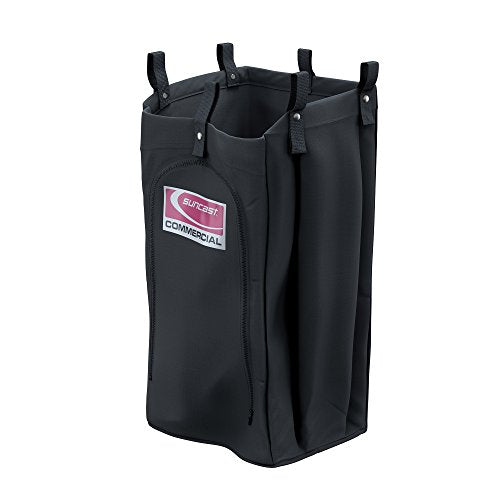 Suncast Commercial Standard Towel Bag with Durable Polyester Construction and Easy Access Zipper for HKC1000 and HKC2000 Housekeeping Carts, Made in the USA - style: Standard Towel Bag