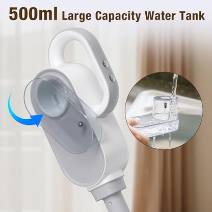 Steam Mop, 13-in-1 Powerful Handheld Steam Cleaner with 13 Accessories, 500ML Removable Tank, 23FT Power Cable, Detachable Steam Mops for Floor Cleaning, Tiles, Windows, Tile Grout, Carpets, Furniture