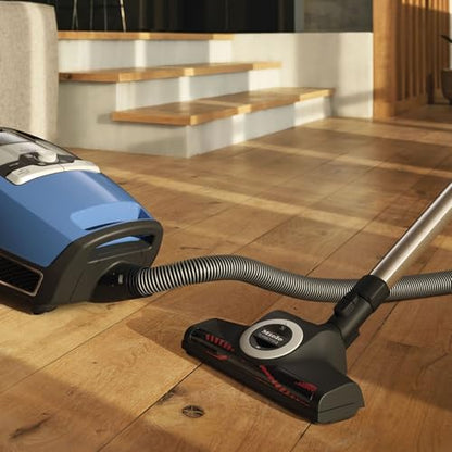 Miele Blizzard CX1 Turbo Team Bagless Canister Vacuum, Tech Blue - Portable, Household - color: Tech Blue, style: Turbo