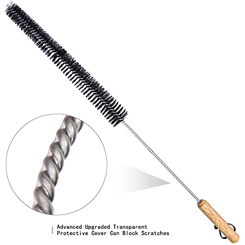 26 inch Clothes Dryer Lint Brush Vent Trap Cleaner Brush - Long Flexible Refrigerator Coil Soft Bristile Brush, Laundry Room and Washer Dryer Organizers - size: 2 inch 2pack