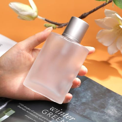 100ml/3.4 Oz Frosted Glass Spray Bottle Perfume Atomizer,Refillable Perfume Spray Bottle Perfume Bottles Empty with 3 Kinds of Perfume Dispenser (Frosted Glass 100ml) - style: Frosted Glass 100ml